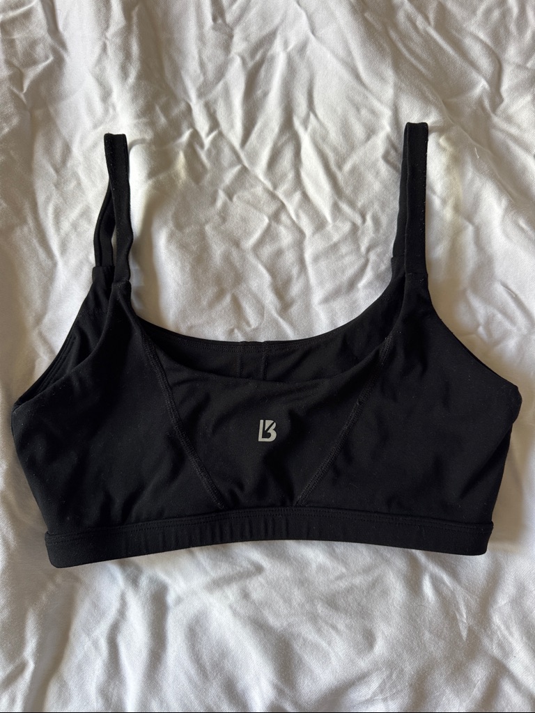 Buffbunny Black Scoop Neck Sports Bra